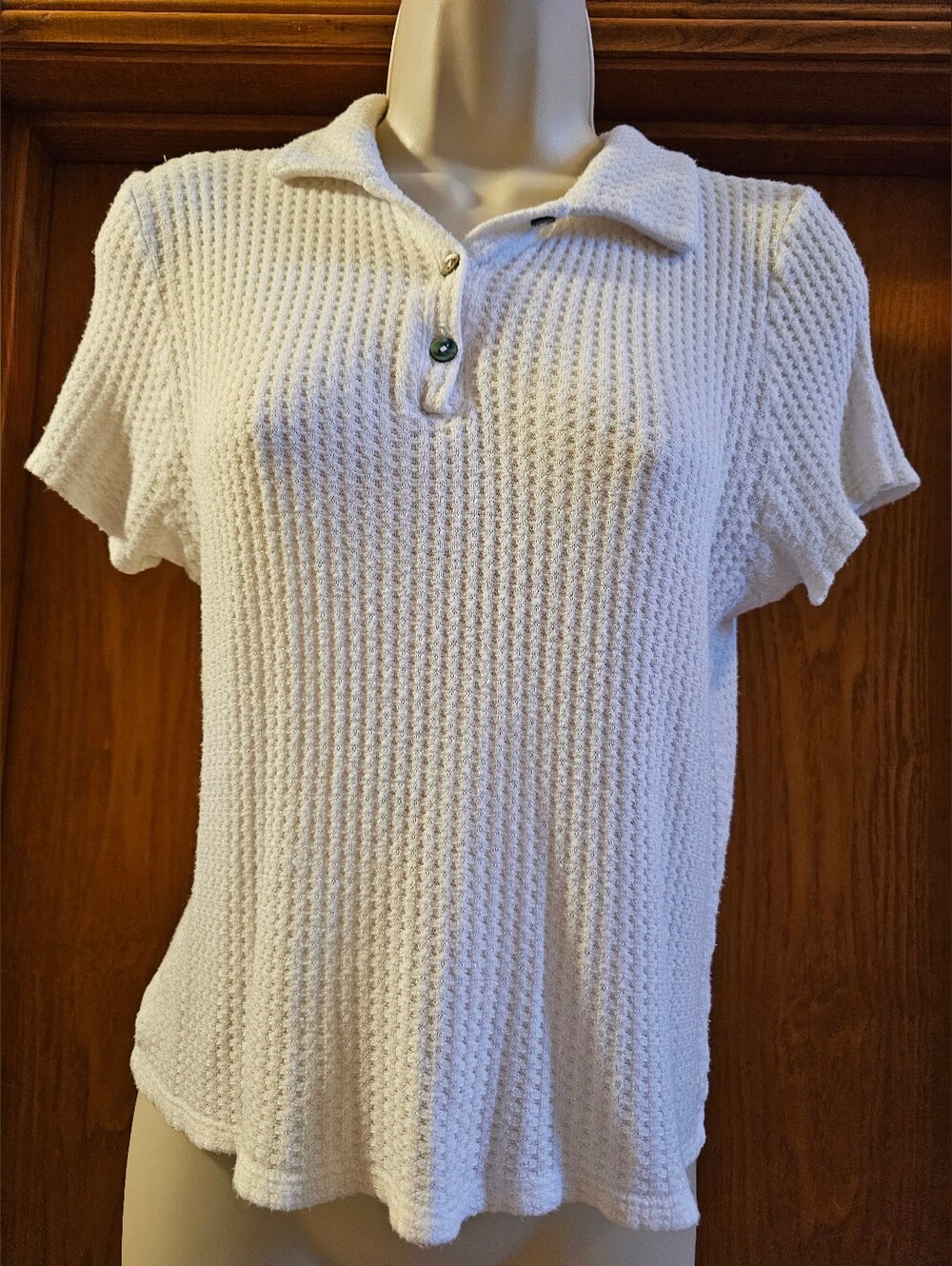 Bleusalt Waffle Shorty Polo Size 2(S-M)